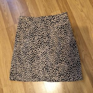 Brandy Melville Cheetah Print Mini Skirt